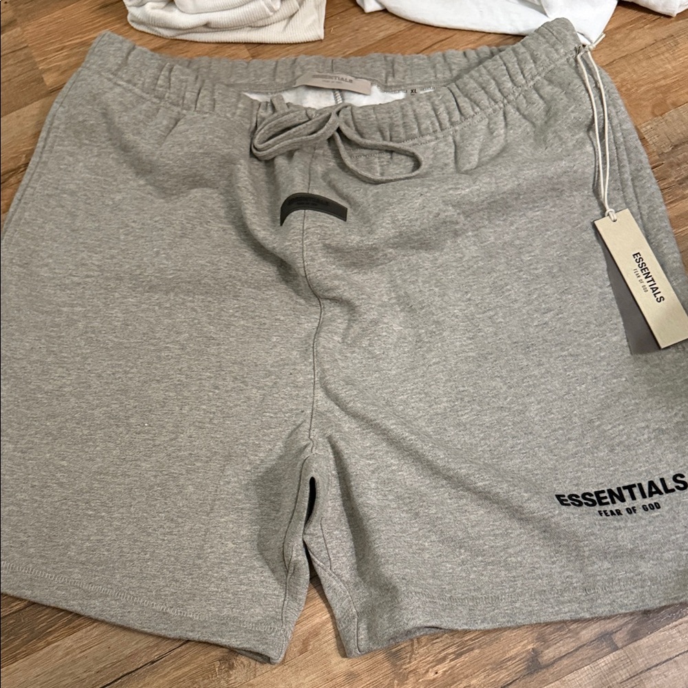 Essentials Brand New - Size XL- Light Gray Athletic Men's Shorts- Inseam 7”